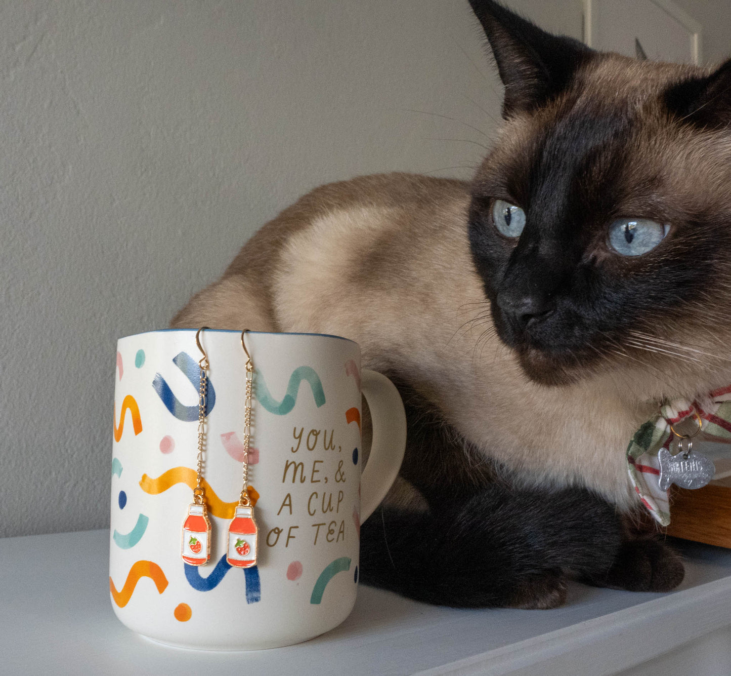 Strawberry Milk Earrings