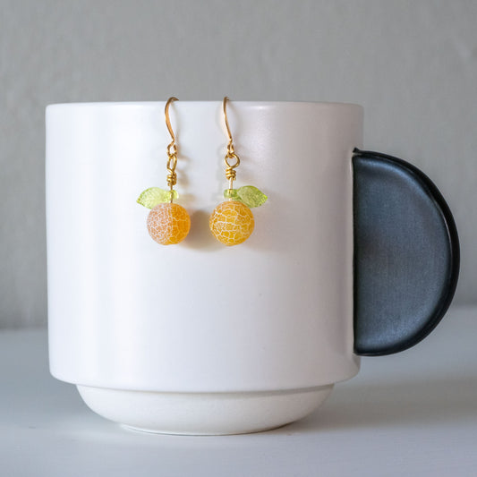 Orange Earrings