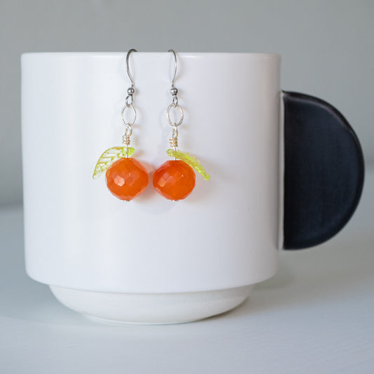 Blood Orange Earrings