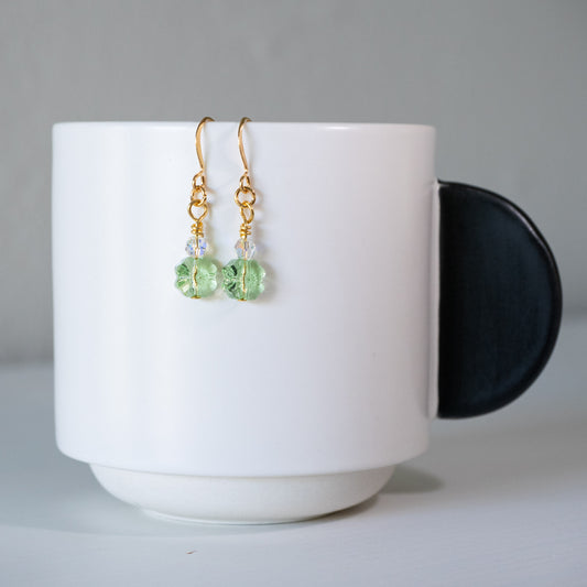 Clover Crystal Earrings